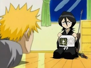  Rukia Kuchiki from Bleach Both of them drew a picture.