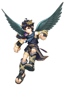 Dark Pit from Kid Icarus: Uprising

Both are wearing a toga.