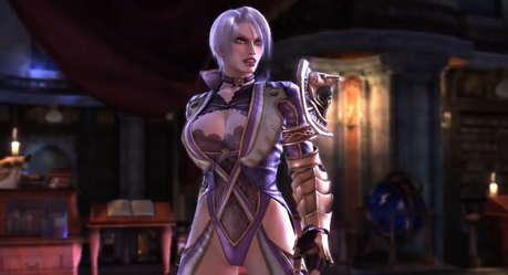  Isabella 'Ivy' Valentine from Soul Calibur Both can extend their weapon.