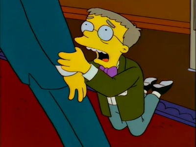  Waylon Smithers from the Simpsons Both are wearing a bow tie