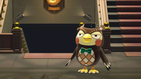 Blathers from Animal Crossing
Both are in a Museum.