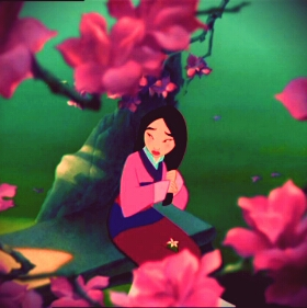 A screenshot from my absolute favorite DP film, Mulan.