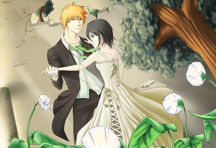 Rukia from Bleach
(Ichigo is posted above in case you wanted to dance with him)
Source:  http://www