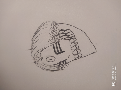  Mask, had to do it quickly will post improved versions of kagune drawings and mask another time