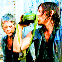  9. Drink {Carol & Daryl}