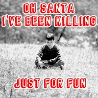  8. Lyrics {from The Killers' 'Don't Shoot Me Santa'}