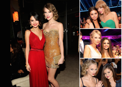  Tay with Selena... made this collage myself :)
