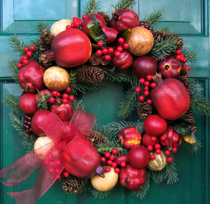  Christmas granaatappel Wreath