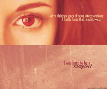 mine "I was born to be a vampire"