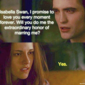 mia444's "Isabella Swan,I promise to love you every moment of forever"