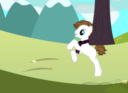 Astral: *pants as he kept running*
Crystal: *pants as well as she ran,her hoof now free as she ran a