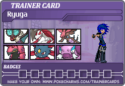  Ryuga Age: 17 From: Unknown Physical description: Character in trainer card (except he's pur
