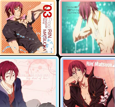  Just a black jaket on and his bare chest.... u can be hotter than him? My Choice: Rin Matsouka (fre