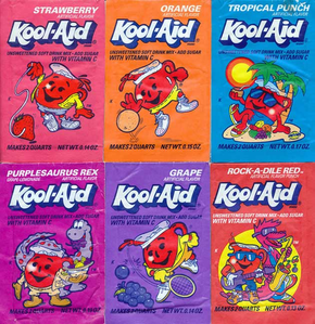  día 22 - favorito! 90s comida o drink Kool aid, I drank that a lot in the 90's.
