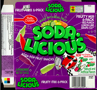  Tag 23 - Favorit Süßigkeiten Soda licious, I also like ring pops.