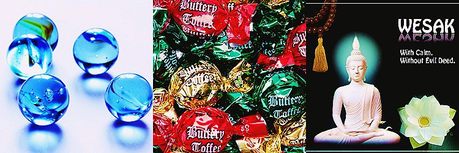  Tag 20 - Favorit thing to collect [b] Marbles[/b] [b] Toffee Süßigkeiten Wrappers[/b] [b] Bollywoo