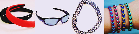  Tag 21 - Favorit 90s fashion statement [b] Headbands[/b] [b] Oakley Sunglasses [/b] [b] Tatt