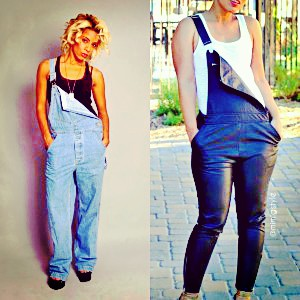  día 24 - Something totally UNcool about the 90s Wearing overalls like this. Why did we do that? It