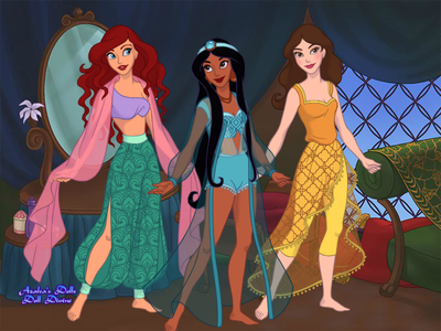 Entry 1: Renaissance Reunion (Ariel, Jasmine, Belle)
