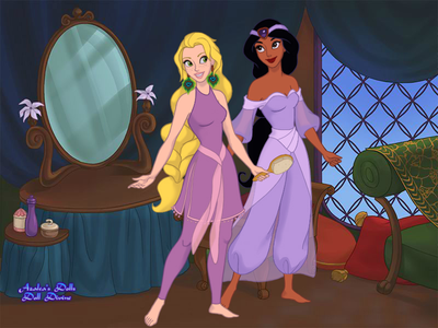 Entry 2: Braid Buddies (Rapunzel, Jasmine)