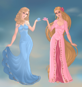 Cotton Candy Sky (Aurora and Rapunzel)