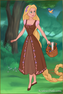  Entry 1: Blondie and Her Basket (Rapunzel)