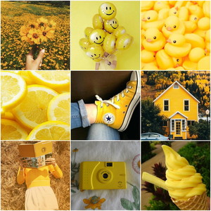  yellow collage i made.:}