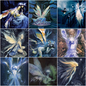  fairy collage i made.:}