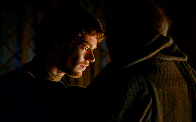 "I've known you many years, Theon Greyjoy. You're not the man you're pretending to be. Not yet."
"Yo