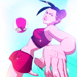 I felt like Azula doing martial arts is a cop out so here's Azula playing volleyball with a beach bal