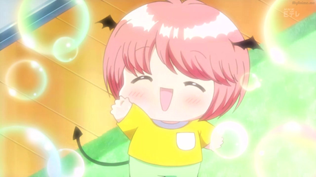 Mao-chan from Chibi Devi! He could honestly be Natsu's kid.  xD 