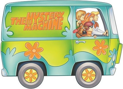  Scooby-Doo and the gang with the Mystery Machine!~ 💖💜 💚🌺