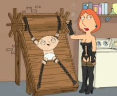  I'll never know why Stewie envisioned Lois in sexy lingerie..