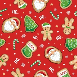Christmas cookies profile background
