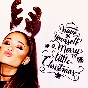  Ariana Christmas icone