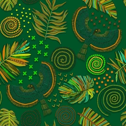  Green Профиль background