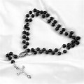 I'm thinking of getting some rosary beads necklace size I have some long ones. What do you think to t