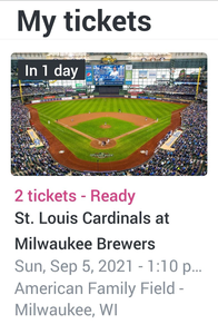 In other, more fun news, I am finally going to a baseball game this season! I haven't been in a few y