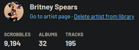 I also had over 9000 plays of her music on my last.fm - the second most after Tears for Fears (over 1