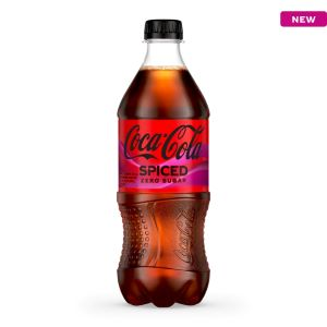 Okay, tell me this isn't misleading advertisement! There is a new coke called 'Spiced Coke' with rasp