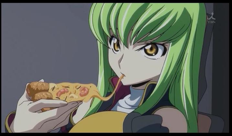 From Code Geass (which was sponsored by Pizza Hut) and https://radicalcompounds.wordpress.com/2009/08
