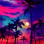 Summer nights icon ~ colored