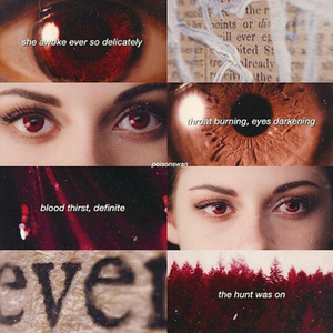  Here’s your collage of Bella being reborn as a vampire