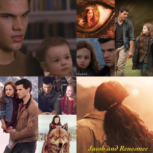 Jacob and Renesmee, made by mia444 