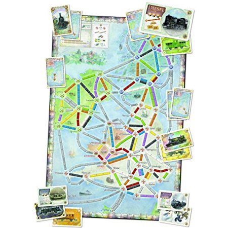  🥾 1/50 board game "Ticket to Ride UK"