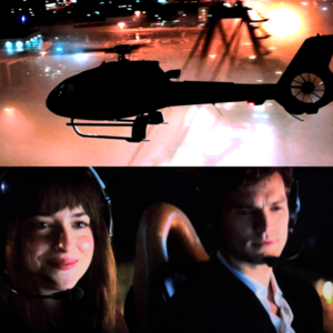 Christian and Ana in his helicopter over Seattle,FSOG

major thanks to our sister Mia for all she d