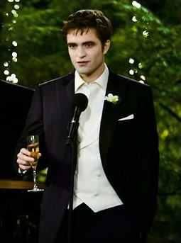  for Bella (Belward4ever) Edward holding a glass of champagne as he toasts his beautiful bride