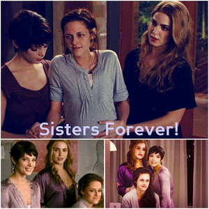 For Brittany, twihard203 
Bella with Alice and Rosalie, made by Mia 