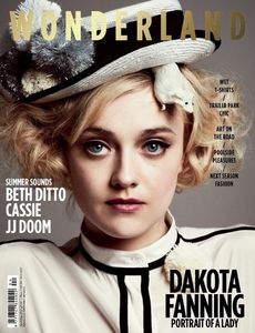 Dakota on the cover of a magazine 