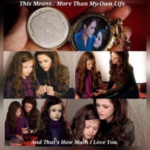 This means more than my own life, and that’s how much I love you. 
Made by Mia 
